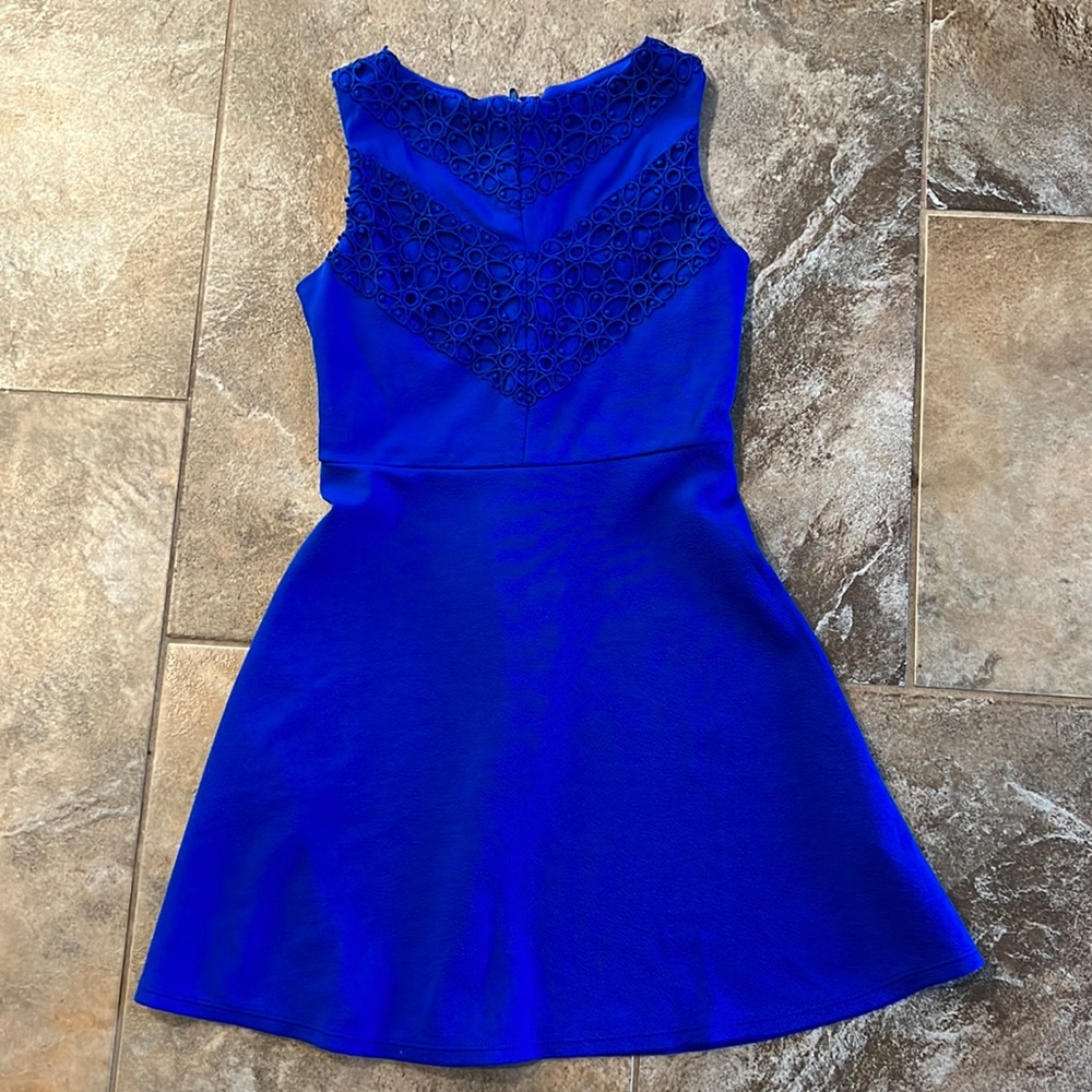 Ally B girls dress. Rich royal blue color.